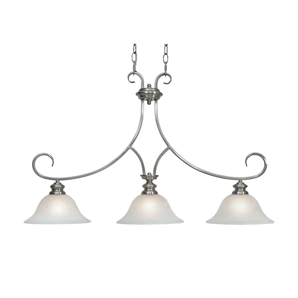 Golden Lighting Lancaster Wry Lighting Lancaster 3-light Pendant In Pewter