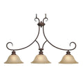 Golden Lighting Lancaster Wry Lighting Lancaster 3-light Pendant In Pewter