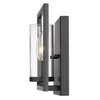 Golden Lighting 6068-1W BLK Matte Black Golden Lighting Marco 1-light Wall Sconce In Matte Black Image 4