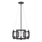 Golden Lighting Marco Golden Lighting Marco 4-light Pendant In Brushed Champagne Brass