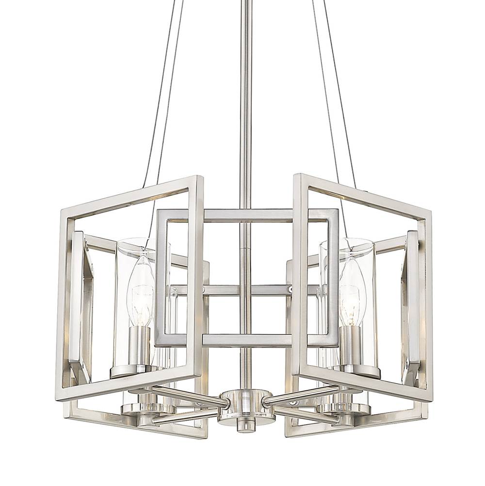Golden Lighting Marco Golden Lighting Marco 4-light Pendant In Brushed Champagne Brass