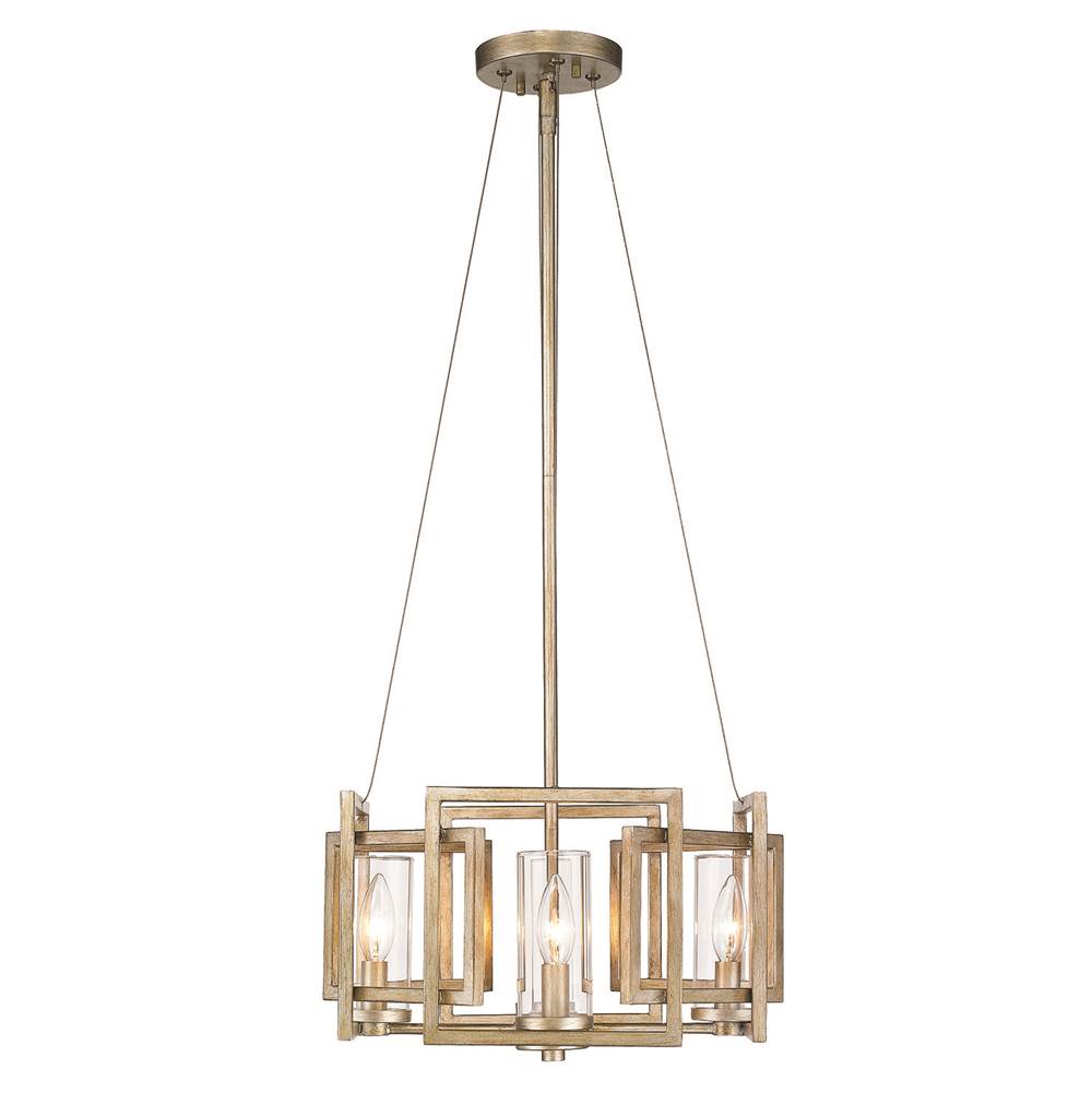 Golden Lighting Marco Golden Lighting Marco 4-light Pendant In Brushed Champagne Brass