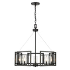 Golden Lighting Marco Golden Lighting Marco 5-light Chandelier In Brushed Champagne Brass
