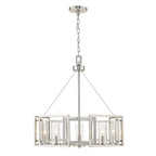 Golden Lighting Marco Golden Lighting Marco 5-light Chandelier In Brushed Champagne Brass