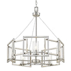 Golden Lighting 6068-5 PW Pewter Golden Lighting Marco 5-light Chandelier In Pewter Image 4