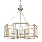 Golden Lighting Marco Golden Lighting Marco 5-light Chandelier In Brushed Champagne Brass