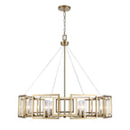 Golden Lighting 6068-8 BCB Brushed Champagne Brass Golden Lighting Marco 8-light Chandelier In Brushed Champagne Brass Image 1