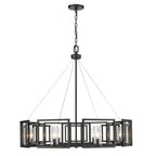 Golden Lighting Marco Golden Lighting Marco 8-light Chandelier In Brushed Champagne Brass