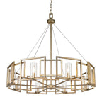 Golden Lighting Marco Golden Lighting Marco 8-light Chandelier In Brushed Champagne Brass
