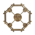 Golden Lighting 6068-4P BCB Brushed Champagne Brass Golden Lighting Marco 4-light Pendant In Brushed Champagne Brass Image 3
