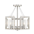 Golden Lighting Marco Golden Lighting Marco 4-light Semi-flush Mount In Brushed Champagne Brass