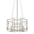 Golden Lighting 6068-SF PW Pewter Golden Lighting Marco 4-light Semi-flush Mount In Pewter Image 3