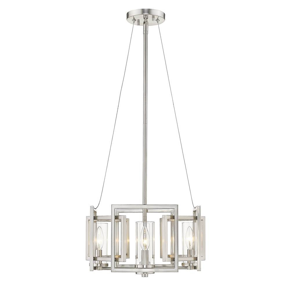 Golden Lighting 6068-SF PW Pewter Golden Lighting Marco 4-light Semi-flush Mount In Pewter Image 2