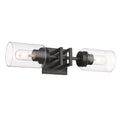 Golden Lighting Tribeca Golden Lighting Tribeca 2-light Wall Sconce In Matte Black