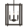 Golden Lighting 6070-4 BLK-BLK Matte Black Golden Lighting Tribeca 4-light Pendant In Matte Black Image 1