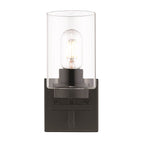 Golden Lighting Tribeca Golden Lighting Tribeca 1-light Vanity In Matte Black