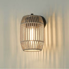 Golden Lighting 6073-OWM NB-SS Natural Black Golden Lighting Seabrooke 1-light Outdoor Wall In Natural Black Image 4