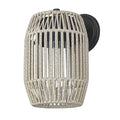 Golden Lighting 6073-OWM NB-SS Natural Black Golden Lighting Seabrooke 1-light Outdoor Wall In Natural Black Image 1