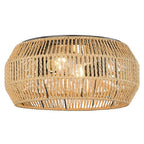 Golden Lighting 6076-FM BLK-NR Matte Black Golden Lighting Marlee 2-light Flush Mount In Matte Black Image 8