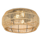Golden Lighting 6076-FM BLK-NR Matte Black Golden Lighting Marlee 2-light Flush Mount In Matte Black Image 7
