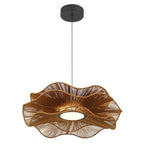Golden Lighting 6300-24 LAT Latte Rope Wry Lighting Whisper Integrated Led Pendant In Latte Rope Image 5