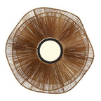 Golden Lighting 6300-24 LAT Latte Rope Wry Lighting Whisper Integrated Led Pendant In Latte Rope Image 6