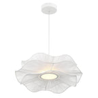 Golden Lighting 6300-24 WHT Matte White Wry Lighting Whisper Integrated Led Pendant In Matte White Image 5
