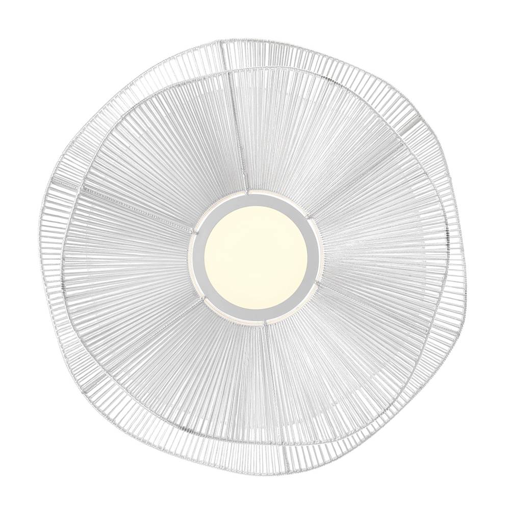 Golden Lighting 6300-24 WHT Matte White Wry Lighting Whisper Integrated Led Pendant In Matte White Image 6