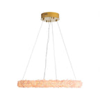 Golden Lighting 6884-30 CR Coral Ziva By Golden Lighting Corallo Integrated Led 30in Chandelier In Coral Image 1