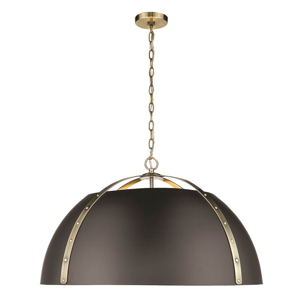 Golden Lighting Aldrich Golden Lighting Aldrich 8-light Chandelier In Aged Brass