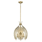 Golden Lighting Cay Golden Lighting Cay 3-light Pendant In Vintage Fired Gold