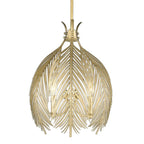 Golden Lighting 6930-3P VFG Vintage Fired Gold Golden Lighting Cay 3-light Pendant In Vintage Fired Gold Image 6