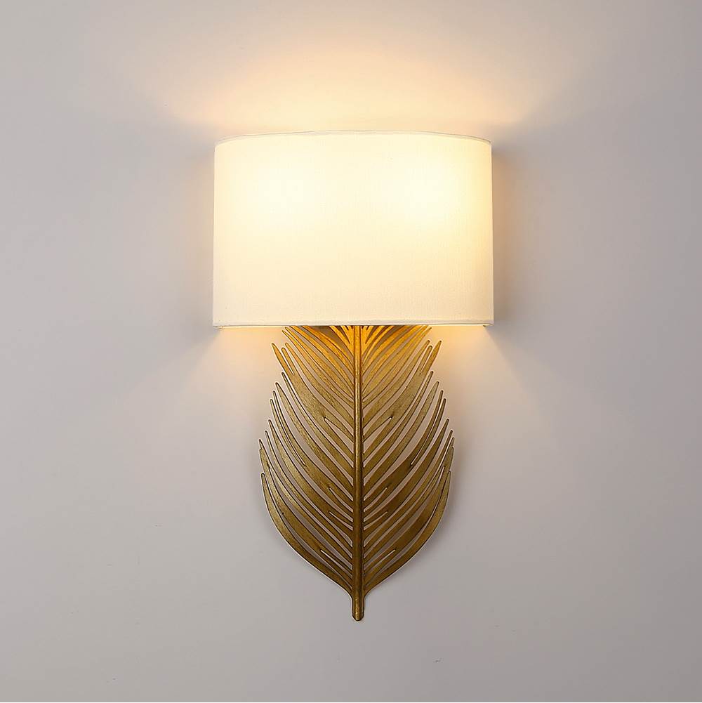 Golden Lighting 6930-WSC VFG-IL Vintage Fired Gold Golden Lighting Cay 2-light Wall Sconce In Vintage Fired Gold Image 4