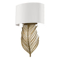 Golden Lighting 6930-WSC VFG-IL Vintage Fired Gold Golden Lighting Cay 2-light Wall Sconce In Vintage Fired Gold Image 1