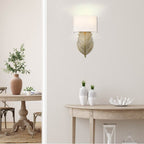 Golden Lighting 6930-WSC VFG-IL Vintage Fired Gold Golden Lighting Cay 2-light Wall Sconce In Vintage Fired Gold Image 3