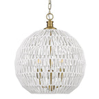 Golden Lighting 6933-3P BCB-WR Brushed Champagne Brass Golden Lighting Florence 3-light Pendant In Brushed Champagne Brass Image 7