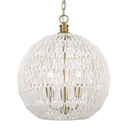Golden Lighting 6933-3P BCB-WR Brushed Champagne Brass Golden Lighting Florence 3-light Pendant In Brushed Champagne Brass Image 1