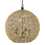 Golden Lighting 6933-5P BLK-NR Matte Black Golden Lighting Florence 5-light Pendant In Matte Black Image 6