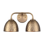 Golden Lighting 6950-BA2 MBS-MBS Modern Brass Golden Lighting Shepard 2-light Vanity In Modern Brass And Modern Brass Shade Image 1