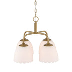 Golden Lighting Dorinda Golden Lighting Dorinda 4-light Pendant In Brushed Champagne Brass