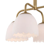 Golden Lighting 6954-4P BCB-OP Brushed Champagne Brass Golden Lighting Dorinda 4-light Pendant In Brushed Champagne Brass Image 3