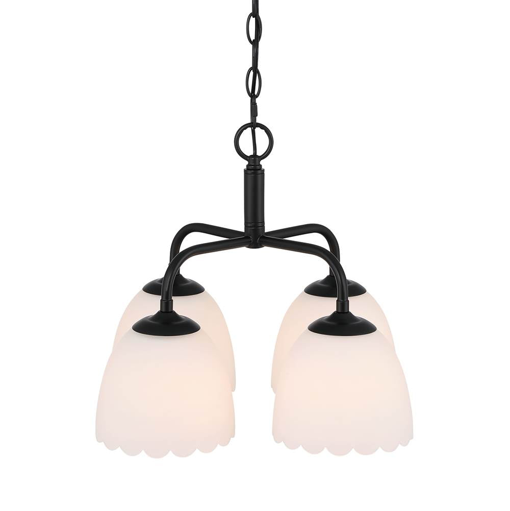 Golden Lighting Dorinda Golden Lighting Dorinda 4-light Pendant In Brushed Champagne Brass
