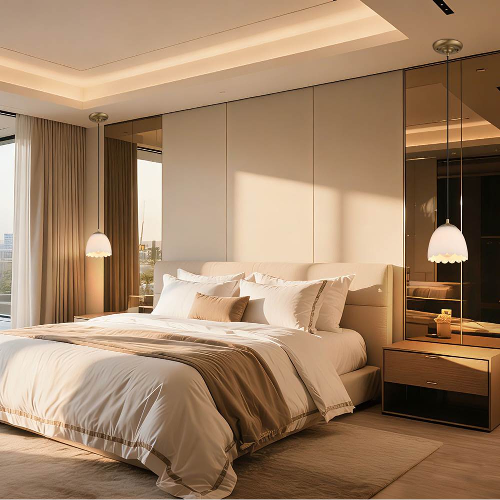 Golden Lighting 6954-M1L BCB-OP Brushed Champagne Brass Golden Lighting Dorinda 1-light Pendant In Brushed Champagne Brass Image 2