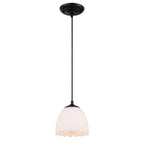 Golden Lighting Dorinda Golden Lighting Dorinda 1-light Pendant In Brushed Champagne Brass
