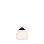 Golden Lighting 6954-M1L BLK-OP Matte Black Golden Lighting Dorinda 1-light Pendant In Matte Black Image 4