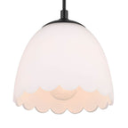 Golden Lighting 6954-M1L BLK-OP Matte Black Golden Lighting Dorinda 1-light Pendant In Matte Black Image 3