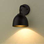 Golden Lighting 6956-1W BLK-BLK Matte Black Yep By Golden Lighting Zoey 1-light Wall Sconce In Matte Black Image 2