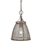Golden Lighting 7019-M1L PR Pebbled Rust Wry Lighting Calgary 1-light Pendant In Pebbled Rust Image 1