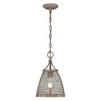 Golden Lighting Calgary Wry Lighting Calgary 1-light Pendant In Pebbled Rust