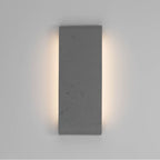 Golden Lighting 7280-OWL16 GT Gray Travertine Golden Lighting Stela Integrated Led 16in Outdoor Wall In Gray Travertine Image 1